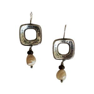 Silpada stone drop earrings